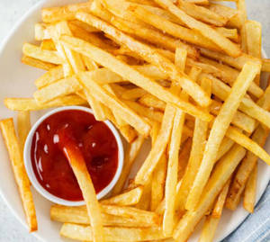 Salted french fries