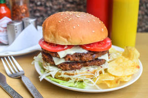 Chicken Monster Chilli Burger