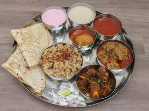 Ghati Adda Mutton Thali