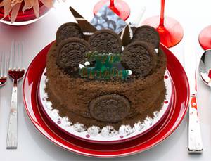 Eggless Chocolate Oreo Cake