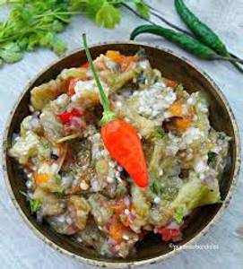 Smoked Brinjal Pitika