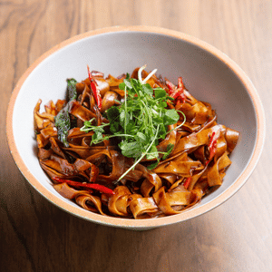 Spicy Drunken Flat Noodles