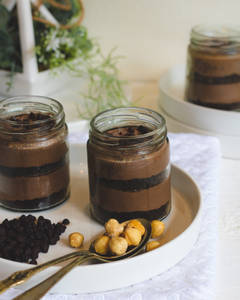 Chocolate Hazelnut Cheesecake Jar