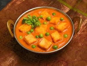 Matar paneer