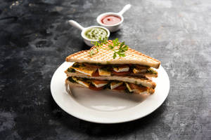 Tandoori paneer sandwich