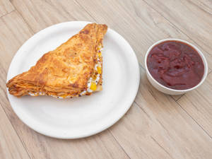 Corn Masala Mayo Stuffed Patty