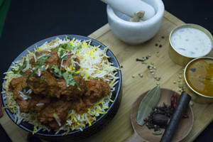 Rasavid Special Mushroom Dum Biryani