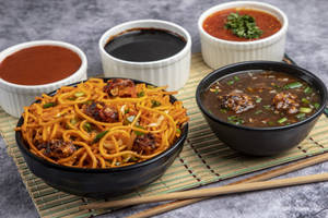 Veg Triple Schezwan Noodles