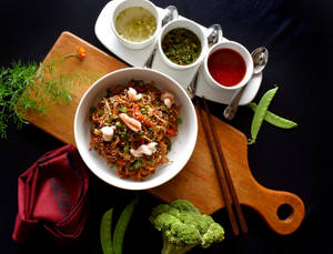 Chicken Sesame Soya Noodles