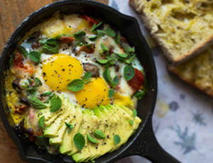 Baked Eggs With Haas Avocado