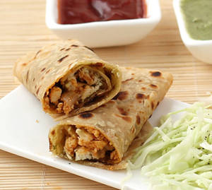 Chilly Paneer Roll