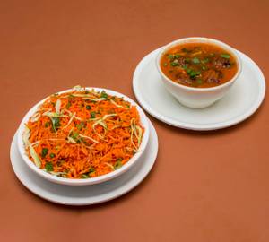 Veg Triple Rice With Gravy