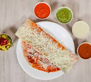 Paneer Cheese Corn Dosa