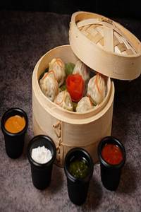 Chicken Steam Momo [8 Pcs]