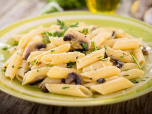 Mushroom Cheese Pasta