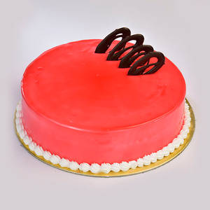 Raspberry Fresh Cream Cake (Eggless)