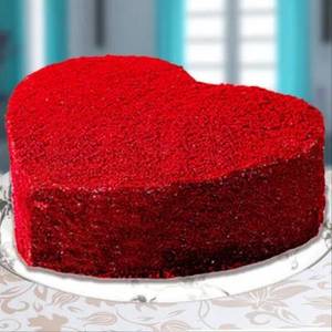 Red Velvet Heart Cake (400gm)