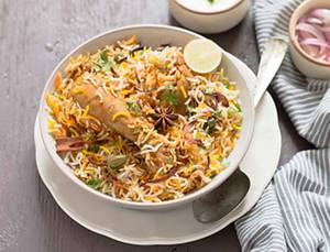 Chicken Biryani With Gravy                        