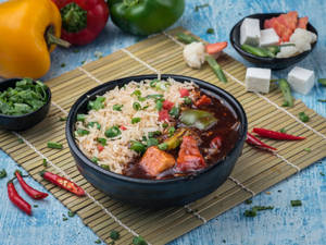 MOB Paneer Manchurian Fried Rice Bowl