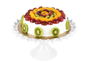 Eggless Fresh Fruit Cream Cake (800 gms) (263.4 Kcal)
