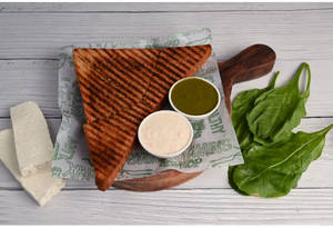 Palak Paneer Grill Sandwich