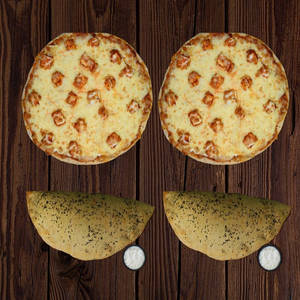 Meal For 4:  Two Paneer Pizza Combo