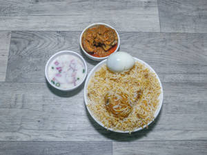 Kolkata Chicken Kosha Biryani