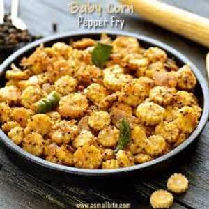 Baby Corn Pepper Fry