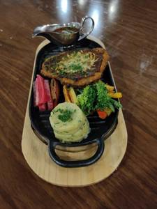 Cheese Topped Fried Chicken