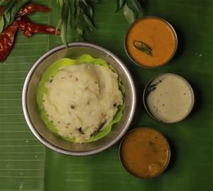 Ghee Pongal  with sambar                       