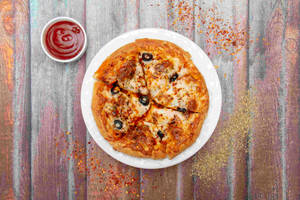Chicken 65 Cheese Pizza