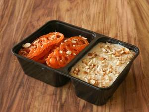 Desi Ghee Jalebi with Rabri