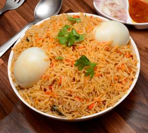 Egg Briyani  ( 1 Egg  )