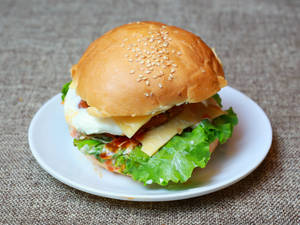 Chicken Double Cheese Burger