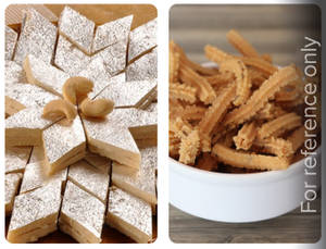 Kaju Burfi (250 Gms) + Murukulu (250 Gms)