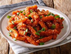 Honey Chilli Potato