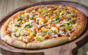 Spicy Schezwan Pizza