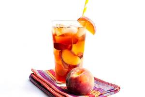 Lemon Peach Iced Tea (Water Based)