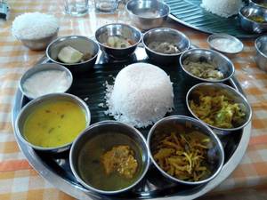 Traditional Assamese Veg Thali