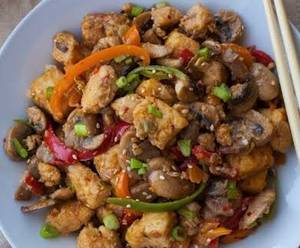 Paneer Mushroom Chat