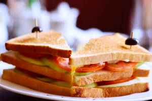 Flurys Veg Club Sandwich