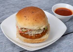 Veg corn burger