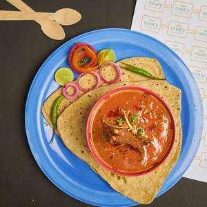 Mutton Curry with Tawa Parathas