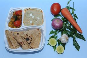 Phulka Veg Kolhapuri Combo