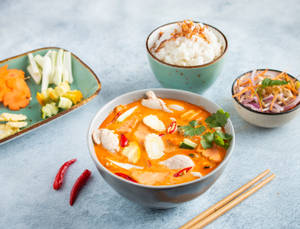 Seafood Tamarind Curry Combo   