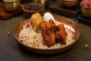 Kolkata Chicken Tikka Biryani (4 Pcs Tikka, 1 Pc Aloo, Biryani)