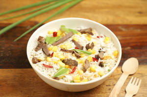 Roasted Lamb Mahlak Fried Rice