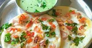 Tomato Onion Uttapam 