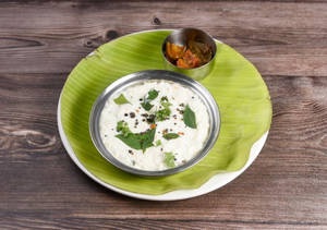 Curd Rice With Pickle