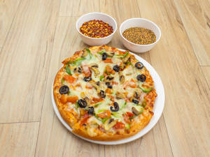 7" Small All Veg Hub Pizza